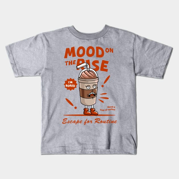 Mood On The Rise Kids T-Shirt by Harrisaputra